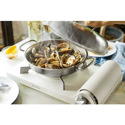 バルミューダ BALMUDA カセットコンロ BALMUDA ホワイト KGS01JP-WH の