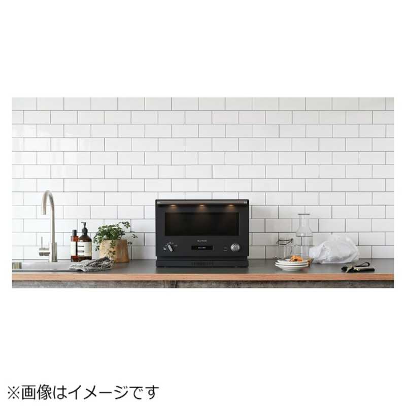 バルミューダ　BALMUDA バルミューダ　BALMUDA 【アウトレット】オーブンレンジ BALMUDA The Range 18L フラット K04A-BK ブラック K04A-BK ブラック