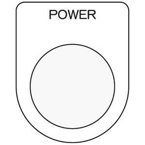 アイマーク 押ボタン/セレクトスイッチ(メガネ銘板)POWER 黒 φ22.5 P2234 アイマーク 押ボタン/セレクトスイッチ(メガネ銘板)POWER 黒 φ22.5 P2234