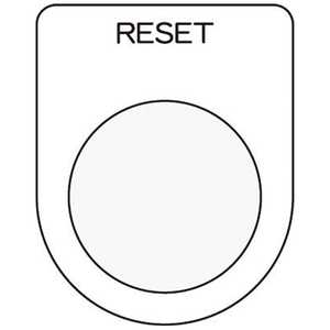 アイマーク 押ボタン/セレクトスイッチ(メガネ銘板)RESET 黒 φ25.5 P2537 アイマーク 押ボタン/セレクトスイッチ(メガネ銘板)RESET 黒 φ25.5 P2537