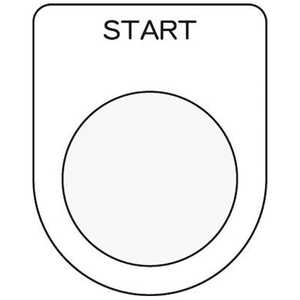 アイマーク 押ボタン/セレクトスイッチ(メガネ銘板)START 黒 φ30.5 P3035 アイマーク 押ボタン/セレクトスイッチ(メガネ銘板)START 黒 φ30.5 P3035