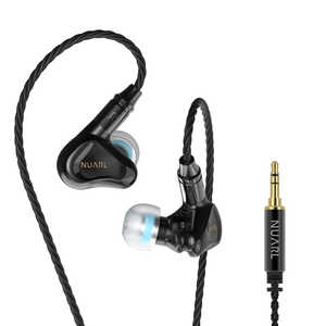 NUARL Sound：A HDSS Hi-Res Stereo Earphones 赤 ［φ3.5mm ミニプラグ］ NSA-GB