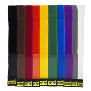 RIPTIE ケーブルラップブルノーズ 25.4mmX152.4mm 100本入 RIP-TIE 虹 HH-06-100-RW