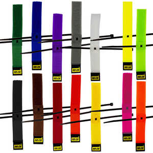 RIPTIE ケーブルハンガー 25.4mmX533.4mm 10本入 RIP-TIE 虹 S-21-010-RW