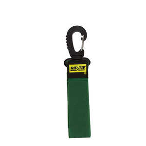 RIPTIE ケーブルキャリアー(スナップフック) 25.4mmX228.6mm 50本入 緑 J-09-050-GN