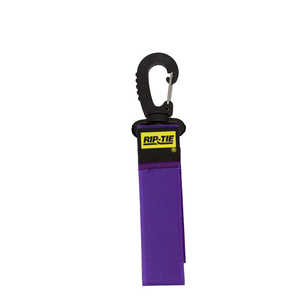 RIPTIE ケーブルキャリアー(スナップフック) 25.4mmX228.6mm 50本入 紫 J-09-050-V