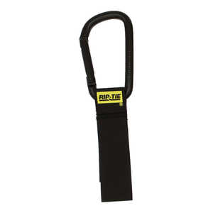 RIPTIE ケーブルキャリアー(カラビナ8cm・黒) 25.4mmX228.6mm 2本入 黒 J-B9-C02-BK
