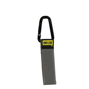 RIPTIE ケーブルキャリアー(三角カラビナ・黒) 25.4mmX152.4mm 50本入 灰 J-B6-T50-GY
