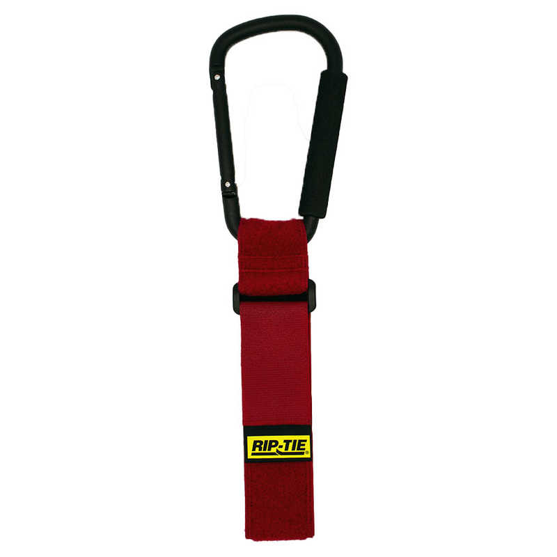 RIPTIE RIPTIE ケーブルキャリアー(特大カラビナ・黒) 50.8mmX508mm 1本入 赤 J-20-E1P-RD J-20-E1P-RD