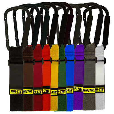 RIP-TIE ケーブルキャリアー(特大カラビナ.黒) 50．8mmX609．6mm 50本入 灰 灰 J-24-E50-GY RIP-TIE ケーブルキャリアー(三角カラビナ.黒) 25．4mmX152．4mm 50本