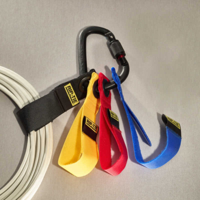 RIPTIE RIPTIE ケーブルキャリアーLG(ストラップのみ) 38.1mmX230mm 10本入 RIP-TIE 黒 LG-09-G10-BK LG-09-G10-BK