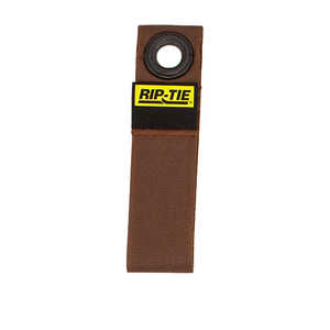 RIPTIE ケーブルキャリアーLG(ストラップのみ) 38.1mmX230mm 10本入 RIP-TIE 茶 LG-09-G10-BN