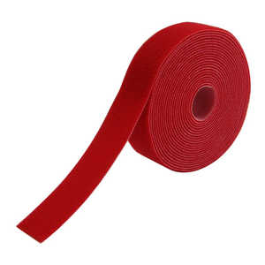 RIPTIE ラップストラップ 6.35mmX4.57m 1巻 赤 W-15-QRL-RD
