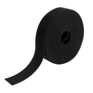 RIPTIE ラップストラップ 12.7mmX22.86m 1巻 黒 W-75-1RL-BK