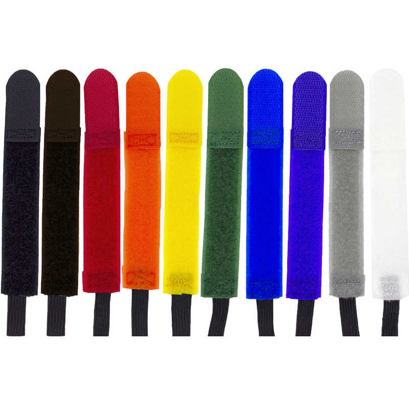 RIPTIE RIPTIE エコノラップアタッチメント「ゴムひも」 19.05mmX279.4mm 200本入 RIP-TIE 虹 M-11-EEM-N-RW M-11-EEM-N-RW
