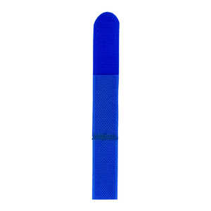 RIPTIE エコノラップアタッチメント「スリップオン」 19.05mm×127mm 5本入 RIP-TIE 青 M-05-ESL5-BU