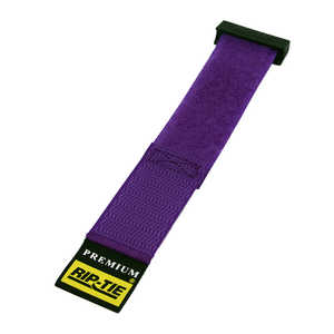 RIPTIE リップロックケーブルラップ 25.4mm×88.9mm 1本入 紫 RLH-035-1PK-V