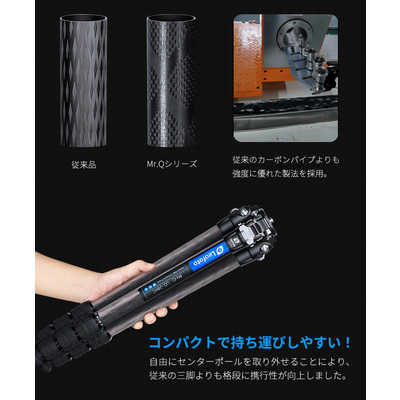 LEOFOTO MrQ(LQ)シリーズ カーボン三脚・自由雲台セット LQ-284C LEOFOTO MrQ(LQ)シリーズ カーボン三脚・自由雲台セット LQ-284C