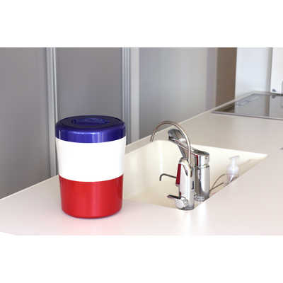 島産業 生ごみ減量乾燥機 パリパリキューライト ブルーストライプ ［温 