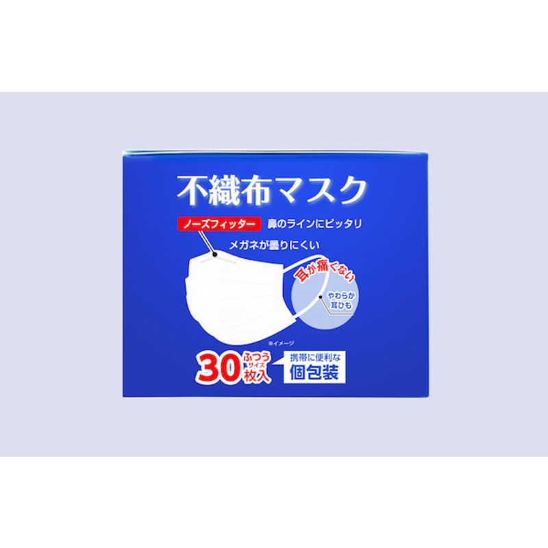 愛粧堂 愛粧堂 不織布マスク 30枚個包装  