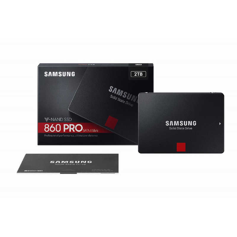 SAMSUNG SAMSUNG 内蔵SSD 860PRO[PS4動作確認済み] [2TB /2.5インチ]｢バルク品｣ MZ-76P2T0B/IT MZ-76P2T0B/IT