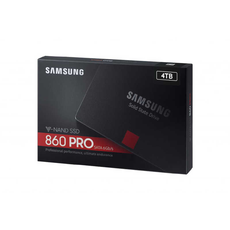 SAMSUNG SAMSUNG 内蔵SSD 860PRO[PS4動作確認済み] [4TB /2.5インチ]｢バルク品｣ MZ-76P4T0B/IT MZ-76P4T0B/IT