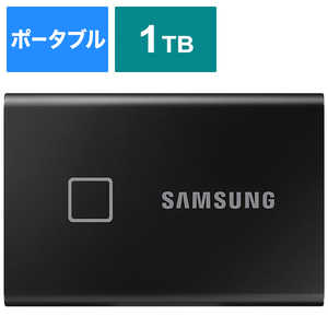 SAMSUNG 外付けSSD T7 Touch [ポｰタブル型 /1TB] MU-PC1T0K/IT ブラック