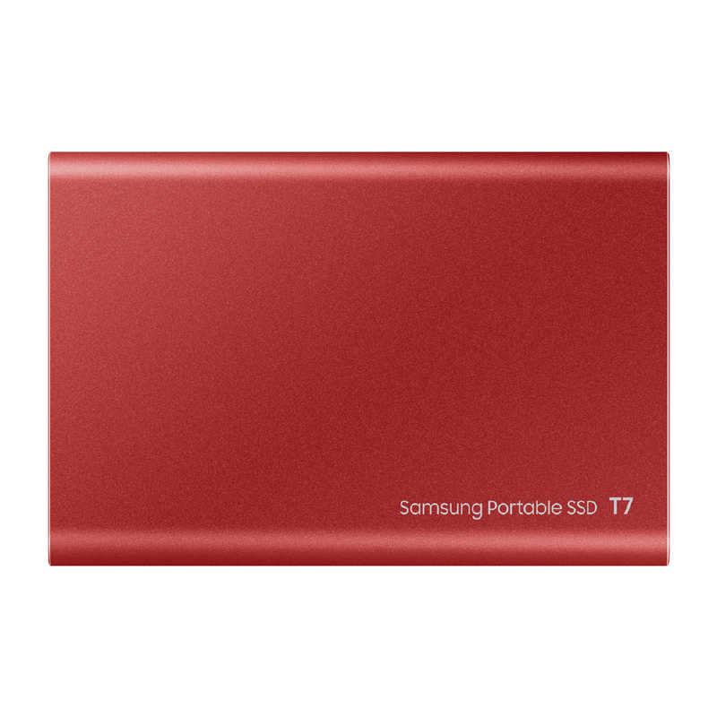 SAMSUNG SAMSUNG USB 3.2 Gen 2対応 ポータブルSSD｢Samsung Portable SSD T7｣500GB MU-PC500R/IT レッド MU-PC500R/IT レッド