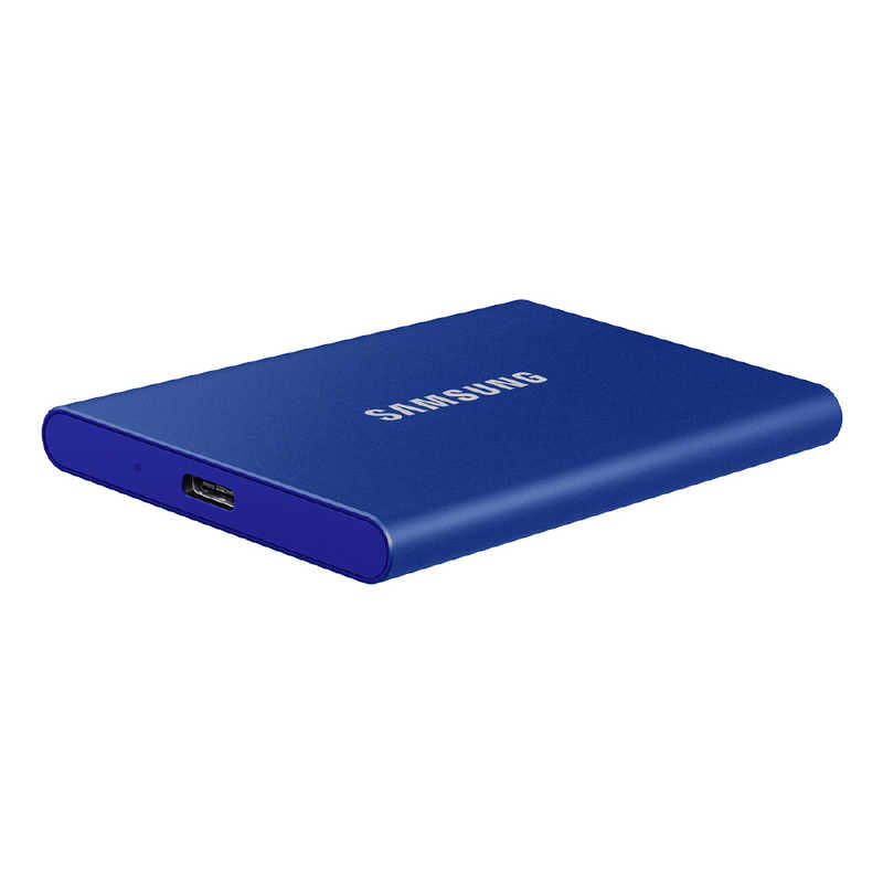 SAMSUNG SAMSUNG USB 3.2 Gen 2対応 ポータブルSSD｢Samsung Portable SSD T7｣1TB MU-PC1T0H/IT ブルｰ MU-PC1T0H/IT ブルｰ