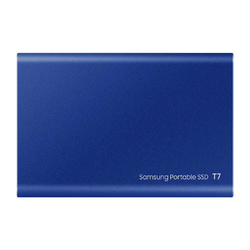 SAMSUNG SAMSUNG USB 3.2 Gen 2対応 ポータブルSSD｢Samsung Portable SSD T7｣1TB MU-PC1T0H/IT ブルｰ MU-PC1T0H/IT ブルｰ