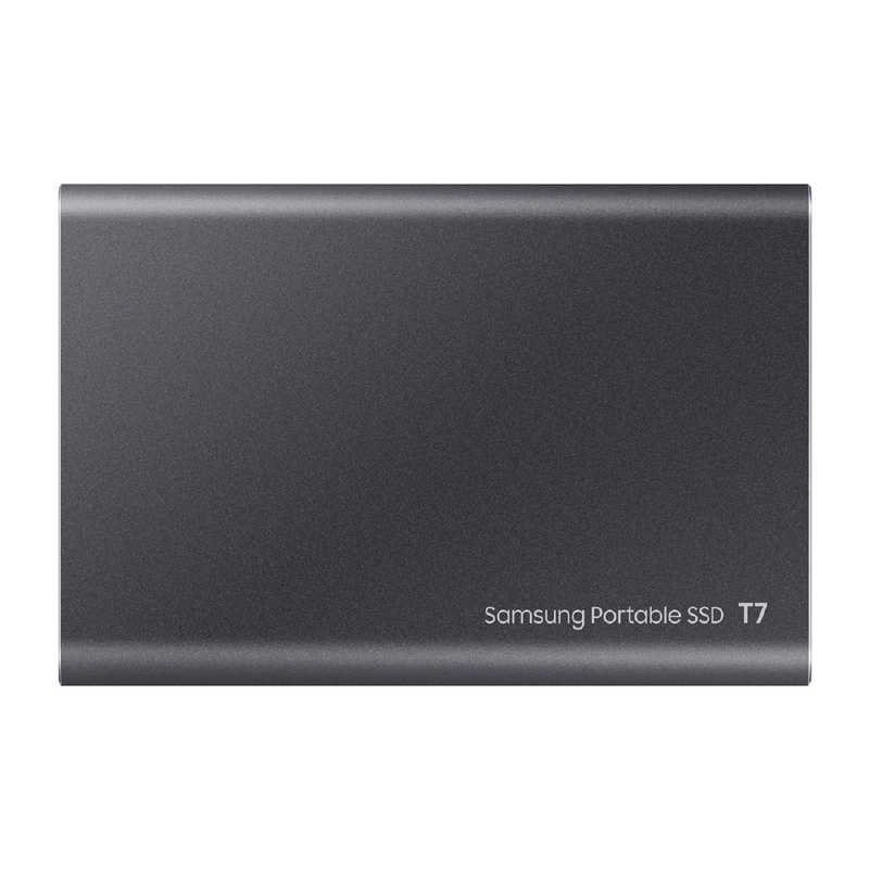 SAMSUNG SAMSUNG USB 3.2 Gen 2対応 ポータブルSSD｢Samsung Portable SSD T7｣2TB グレー MU-PC2T0T/IT MU-PC2T0T/IT