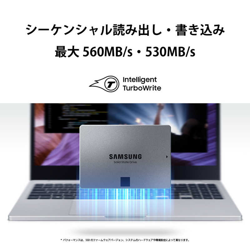 SAMSUNG SAMSUNG 内蔵SSD 870QVO｢バルク品｣ MZ-77Q2T0B/IT MZ-77Q2T0B/IT