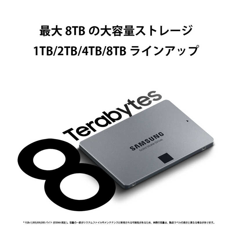 SAMSUNG SAMSUNG 内蔵SSD 870QVO｢バルク品｣ MZ-77Q2T0B/IT MZ-77Q2T0B/IT