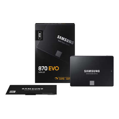 SAMSUNG 内蔵SSD SATA接続 SSD 870 EVO [2.5インチ /4TB] ｢バルク品
