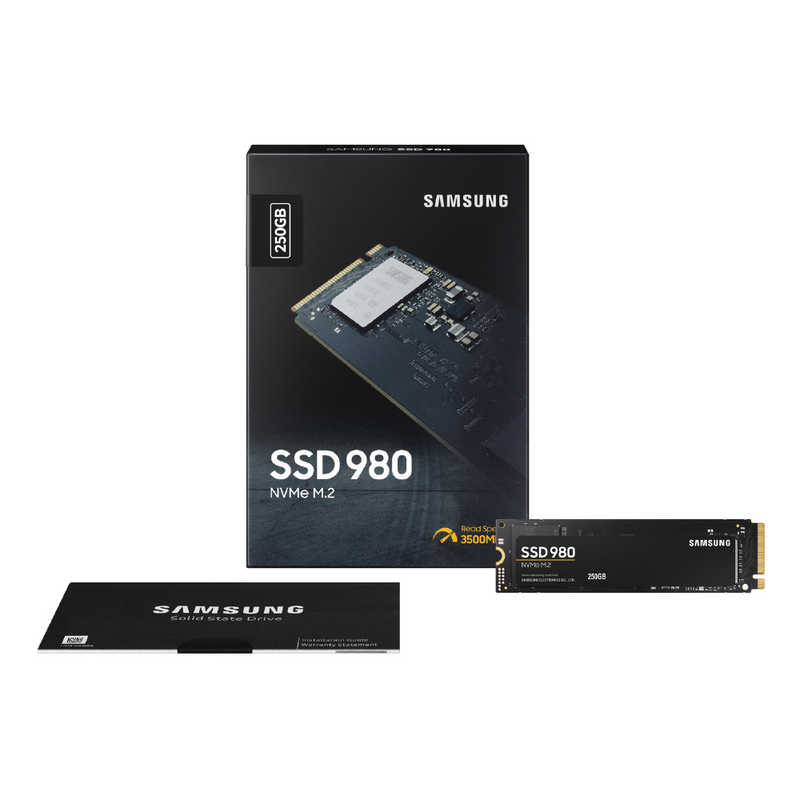 SAMSUNG SAMSUNG 内蔵SSD PCI-Express接続 SSD 980 [250GB /M.2]｢バルク品｣ MZ-V8V250B/IT MZ-V8V250B/IT