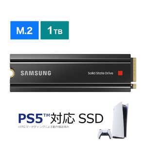 SAMSUNG 内蔵SSD PCI-Express接続 1TB 【980 PRO ヒートシンクモデル PS5動作確認済】 [1TB /M.2]｢バルク品｣ MZ-V8P1T0C/IT