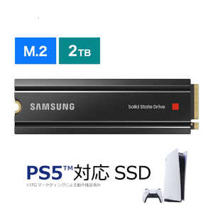 SAMSUNG 内蔵SSD PCI-Express接続 2TB 【980 PRO ヒートシンクモデル PS5動作確認済】 [2TB /M.2]｢バルク品｣ MZ-V8P2T0C/IT
