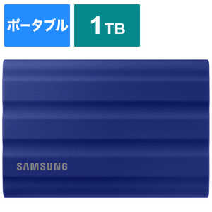 SAMSUNG 【アウトレット】ポータブルSSD　ブルー MU-PE1T0R-IT