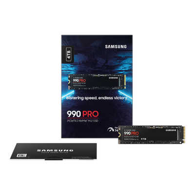 SAMSUNG 内蔵SSD PCI-Express接続 990 PRO ［4TB /M.2］ MZV9P4T0BIT