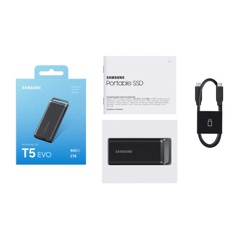SAMSUNG SAMSUNG Portable SSD T5 EVO ［ポータブル型］ MU-PH2T0S-IT MU-PH2T0S-IT