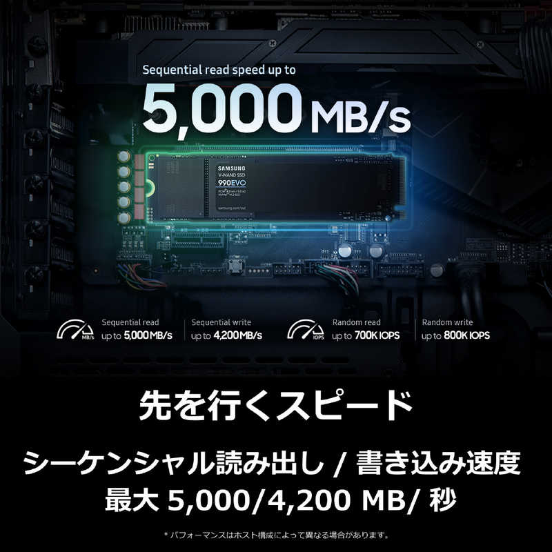 SAMSUNG SAMSUNG 内蔵SSD 990 EVO ［1TB /M.2］「バルク品」 MZ-V9E1T0B-IT MZ-V9E1T0B-IT