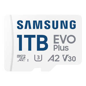 SAMSUNG microSDXCカード EVO Plus 最大転送速度160MB/秒 ［Class10 /1TB］ ホワイト MB-MC1T0SA/CO