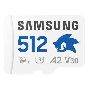 SAMSUNG (国内正規品)microSDXCカード Sonic the Hedgehog PRO Plus 最大転送速度180MB/秒 Nintendo Switch 動作確認済 ［Class10 /512GB］ MB-MD512SA/LC1-IT