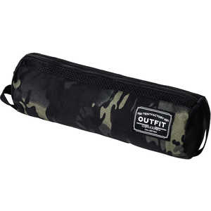 アウトサム メッシュラウンドポーチ OUTFIT Mesh Round Pouch ［35×11×11(h)mm］ ブラックカモ TFOF-MSRP