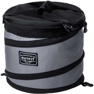 アウトサム ポップアップトラッシュボックス OUTFIT Pop-up TrushBox ［30×30×27(h)cm］ グレイブラック TFOF-POPB-19