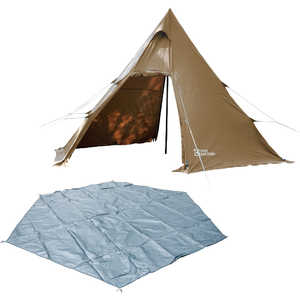 アウトサム グランドシートセット Hi-TC Wide One pole Tent R1+Ground sheet Special Set ダークベージュ TF-TCP6R1-GHX アウトサム グランドシートセット Hi-TC Wide One pole Tent R1+Ground sheet Special Set ダークベージュ TF-TCP6R1-GHX