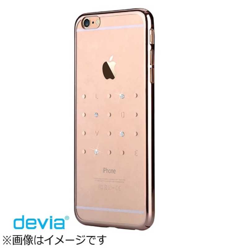 BELEX BELEX iPhone 6s／6用　Devia Crystal Love　シャンパンゴールド　BLDV-076-GD DEVIA7929 DEVIA7929