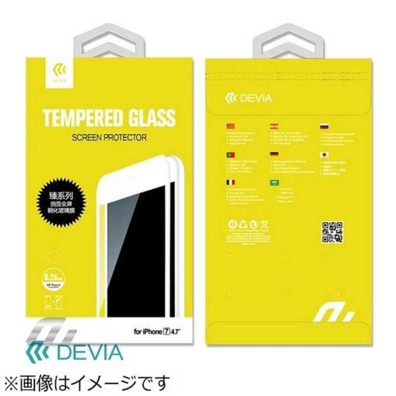 BELEX BELEX iPhone 7用　Jade Full Screen Tempered Glass 0.26mm　ホワイト　Devia BLDVSP7006WH BLDVSP7006WH BLDVSP7006WH
