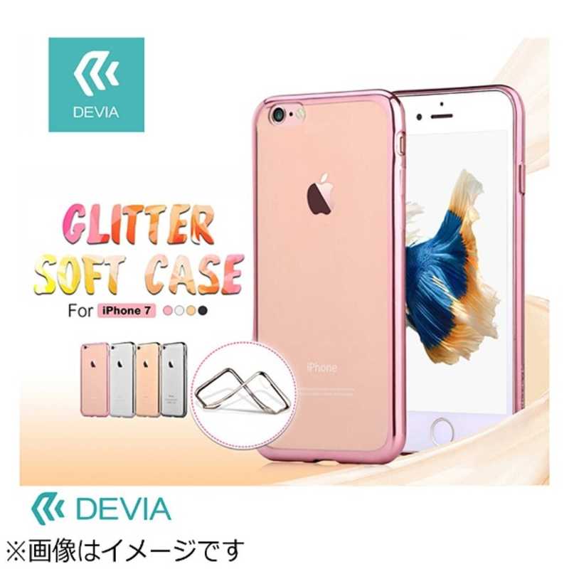 BELEX BELEX iPhone 7用　Devia Glitter soft case　ローズゴールド　BLDVCS7007RG BLDVCS7007RG BLDVCS7007RG