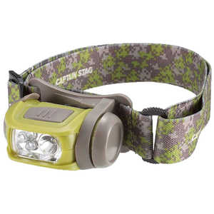 キャプテンスタッグ ギガフラッシュ LEDヘッドライト (幅60×奥行45×高さ33mm) モザイク UK-3020 キャプテンスタッグ ギガフラッシュ LEDヘッドライト (幅60×奥行45×高さ33mm) モザイク UK-3020